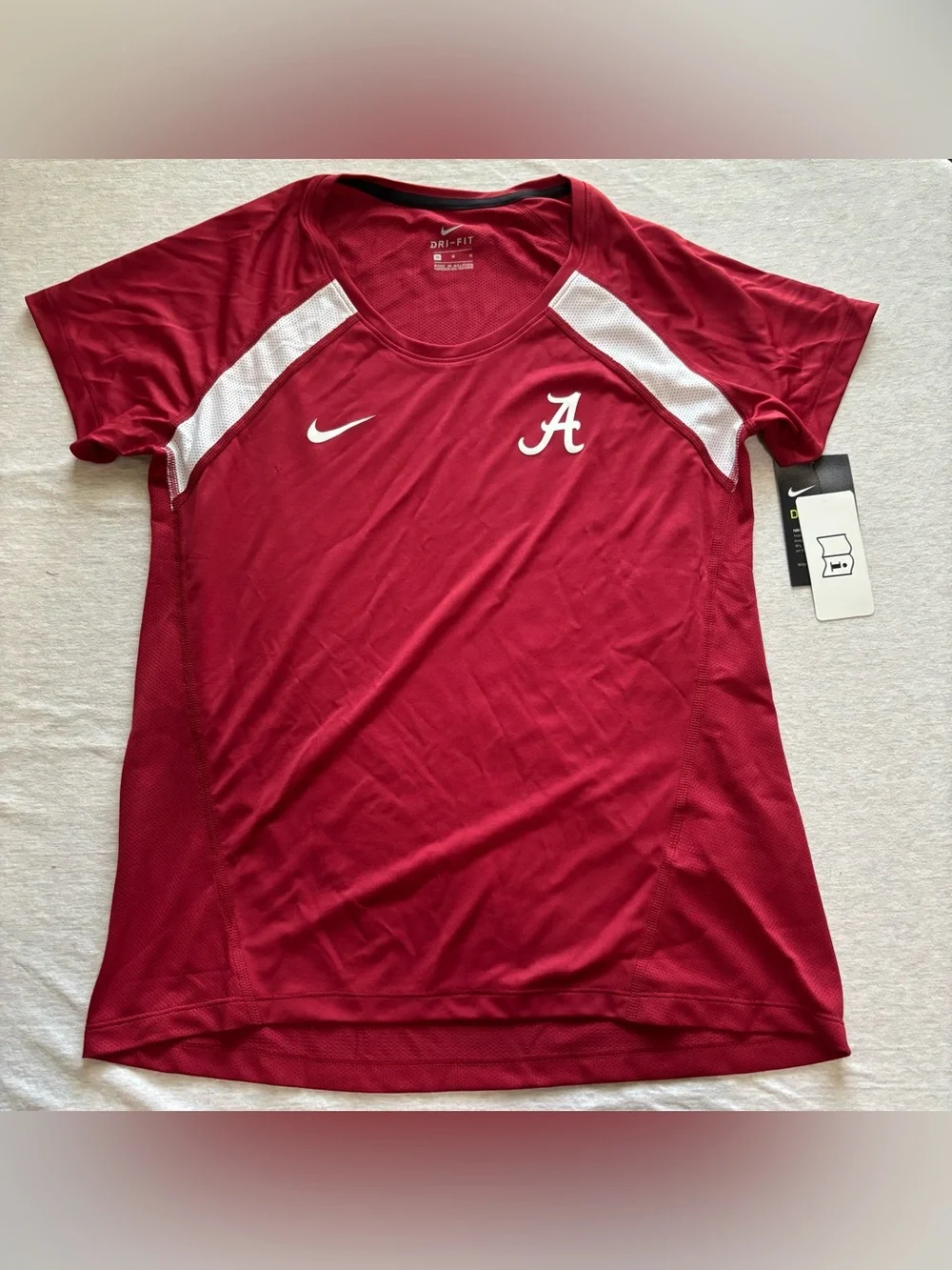 Nike Alabama Crimson Tide Women’s Dri-FIT Performance Tee Red M NWT